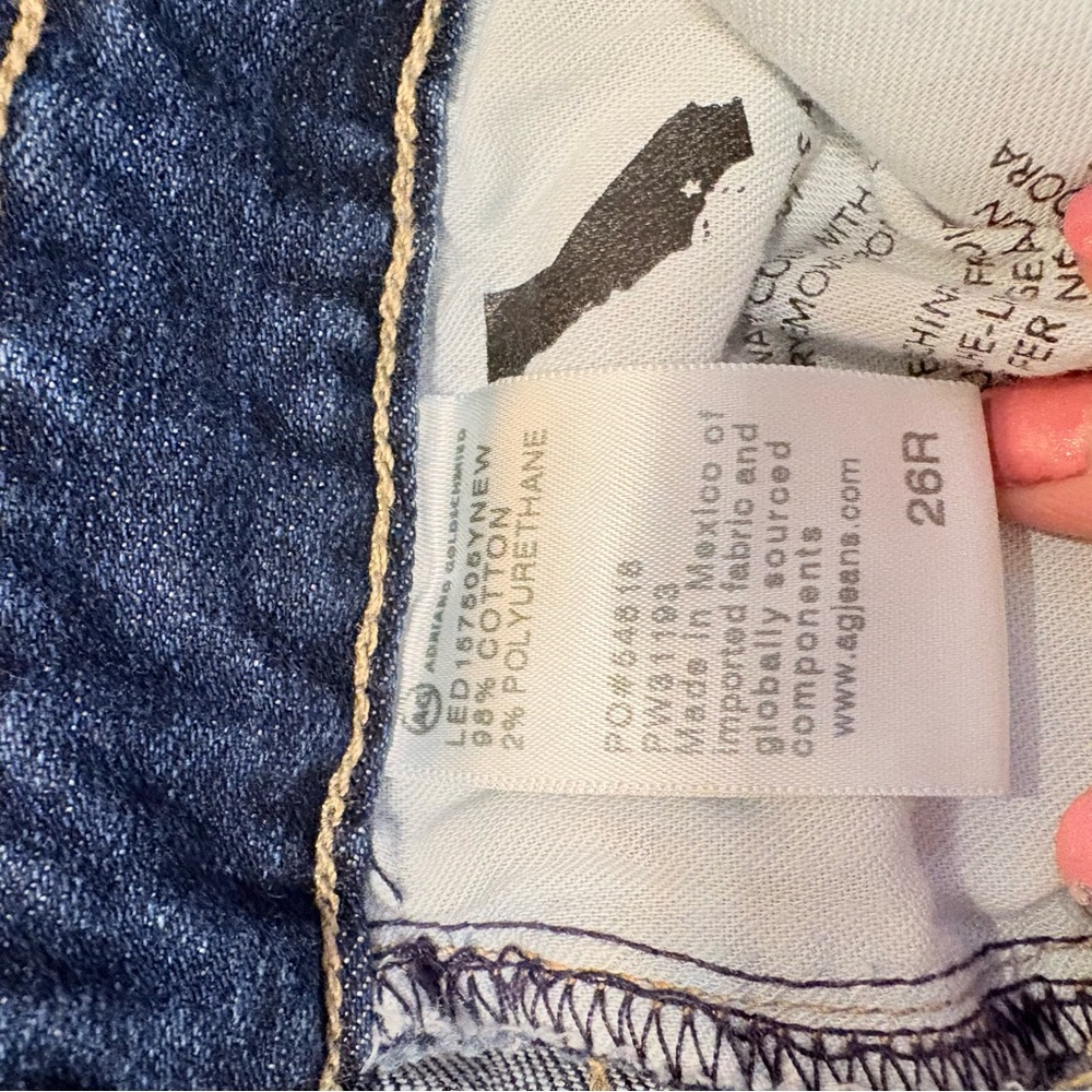 AG Adriano Goldschmeid Womens Ex-Boyfriend Mid
Rise Slouchy Slim 32R - Picture 6 of 6